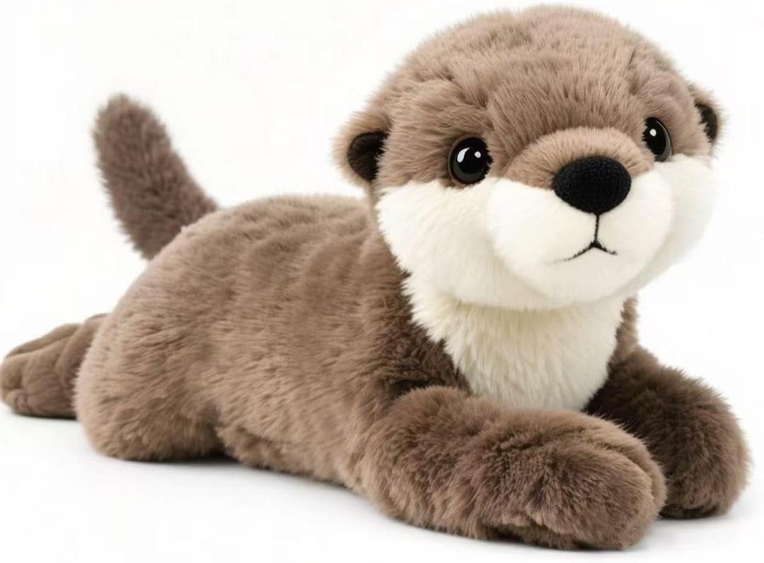 Brown Otter Stuffed Animal Cute Otter Plush Toy for Kids & Adults Birthday Surprise & Room Decor A Cuddly Companion for Everyday hugs and Bedtime