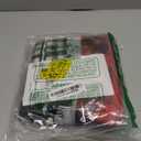 DISENB Christmas Tree Skirt 48 Inch, Red and Black Buffalo Plaid Xmas Tree Skirt, Winter Christmas Tree Mat for Home Party Holiday Indoor Outdoor Decorations