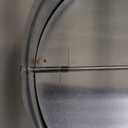 [Upgraded] Hon&Guan 8 Inch Duct Backdraft Damper, Draft Blocker One-Way Airflow Ducting Backflow Preventer Duct Draft Blocker, HVAC Inline Fan (Sliver)