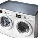 Gashell Washer Dryer Countertop, 27.5" x 54" Bamboo Washer and Dryer Countertop for Laundry Room Organization (Gray)