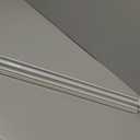 LazBlinds No Drill Zebra Blinds for Windows 30" W x 72" H, White