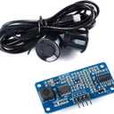 JSN-SR20-Y1 Ultrasonic Ranging Module Distance Measuring Sensor Module Range 2-500cm Waterproof and Dustproof Equipped with Dual Wire Probes