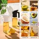 300ml Black Glass Olive Oil Spray Bottle, (only supports spray use), Precise Dosage Control, Ideal for Kitchen, Air Fryer, Salads, Frying & Grilling.(Black)