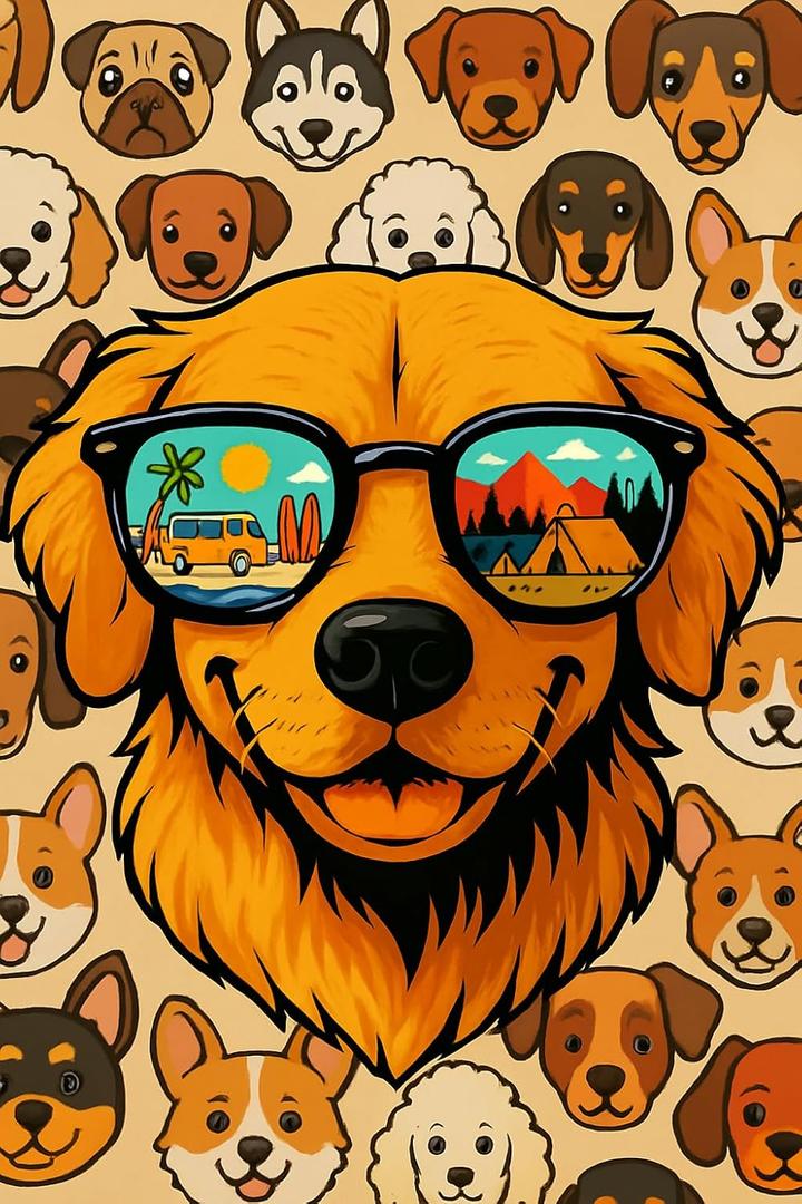 XKOIYOU 5D Diamond Painting Kits for Adults Cool Dog with Sunglasses Full Round Drill Diamond Art Kits Diamond Dots Crystal Rhinestone Crafts Home Wall Decor Gift 12x16 Inch, 11.8x15.7in
