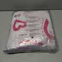 Valentine's Day Red Duvet Cover Set Queen Size,3 Piece Microfiber Reversible Bedding Set,Includes 1 Duvet Cover 90"x90" with Zipper Closure & 2 Pillow Shams,Comforter Not Included (Pink Heart 1)