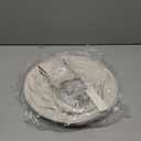 Bell Lamp Shades Set of 2, 6"Top x 13"Bottom x 10"High, Beige Shade Replacement for Table Lamps, Floor Lamps, Fabric Natural Linen Hand Crafted(Spider Fitter), Harp Holders Included, Assembly Required