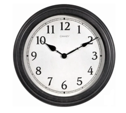 Chaney Everyday Wall Clock - Black