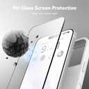 GONEZ Magnetic for iPhone 16 Pro Max Case, [Compatible with MagSafe] Anti-Scratch Microfiber Lining & Screen Protector, Silicone Camera Control, Shockproof Slim Phone Cover 6.9 inch, White