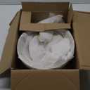 White and Gold Pendant Lights Kitchen Island 2 Pack, Modern Matte White Dome Pendant Lighting Industrial Light Fixture for Kitchen Living Dining Room Restaurant Hallway Entrance