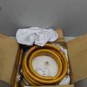 OurWarm 9.35Ft & 6Ft Gold Balloon Arch Stand, Free Bending Shape Balloon Arch Kit, Half Arch Balloon Stand with Base for Floor, Ideal for Wedding Birthday Baby Shower Graduation 4th of July Decoration