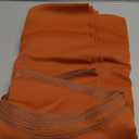 NICETOWN 18 Inch Length Small Valances for Basement Bathroom, 4 Panels Blackout Thermal Insulated Rod Pocket Short Window Valances for Kitchen/Office, 52W x 18L, Burnt Orange