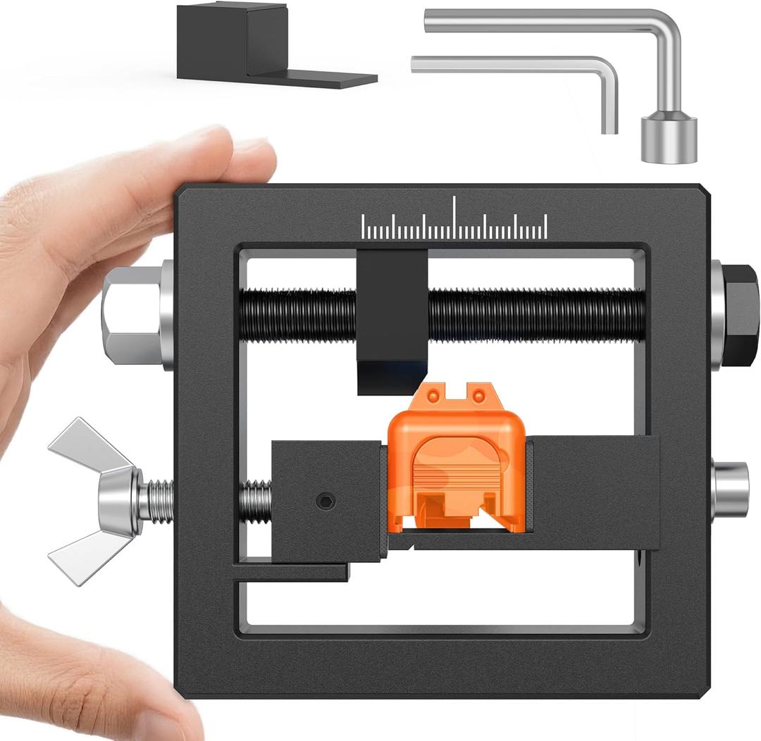 Pistol Sight Pusher Tool, Heavy Duty Rear Sight Removal and Adjustment for Glock 19 and 43 and Similar Models, Fits Square Slides
