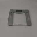 Taylor Weight Tracking Smart Scale for Body Weight with Bluetooth Sync, 400 lb Capacity, HSA/FSA Eligible, Glass & Metallic Silver Platform, Blue Backlit Display, Syncs with WeighSync App, Clear