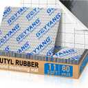 GEYYANG 10 Pcs Automotive Sound Deadener, 80 mil 11 sqft
