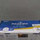 Art3d 102-Piece Peel and Stick Wall Tile for Kitchen Backsplash, Bathroom, Fireplace, 3in.  6in. Stick on Subway Tile, Glossy White