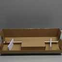 3/4" KNOB CAP SINGLE ROD SET 18-36" ANTIQUE VINTAGE BRASS