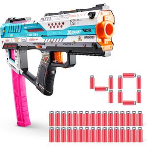 XSHOT Skins Pro Series Fury-X (40 Darts) Outdoor Foam Blaster by ZURU for Ages 14+, Air Pocket Technology Darts, Outdoor Toy, Teens and Adults, 14+