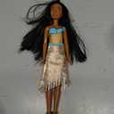 Mattel Disney Princess Toys, Pocahontas Fashion Doll, Sparkling Look with Black Hair, Brown Eyes & Necklace Accessory, Inspired by the Movie