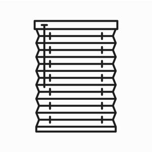 Cordless Sheer Shade Light Filtering/Blackout Window Blind, White, 72"H