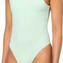 Steve Madden womens Nico Bodysuit (Small, Mint)