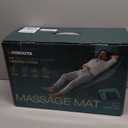 Shiatsu Full Body Massage Mat with Heat, Detachable Massager Pad, 10 Vibrating Motors, 9 Intensity Levels, Deep Tissue Pain Relief for Back, Neck & Legs  Relaxation at Home or Office