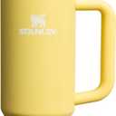 STANLEY Quencher H2.0 Tumbler with Handle and Straw 30 oz | Flowstate 3-Position Lid | Cup Holder Compatible for Travel | Insulated Stainless Steel Cup | BPA-Free | Daffodil