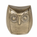 HD Designs Aluminum Owl - Gold