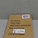 Egg Holder for Fridge, Automatically Rolling Egg Storage Container for Refrigerator, Large Capacity Egg Organizer for Fridge with Lid, Clear Plastic Dispenser, Tray & Bin -2 Layer