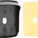 Door Access Control Machine Rainproof Cover Protective Shell Black with Paste Board
