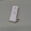 USB Multi Plug Outlet Extender - YISHU Surge Protector with Rotating Plug, 6 AC Plug Extender with 3 USB Ports, 3-Sided Swivel Power Strip Best Ideal Stocking Stuffers for Adults (White)