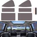 XCBYT Static Cling Car Window Shades 6PCS - Sun Blocker for Car Windows Baby - Reusable Side Window Sun Shade for Drivers - Removable Window Tint for Cars, Trucks, RVs