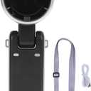 Heayzoki Portable Handheld Turbo Fan, 5 Gear 180 Degree Adjustable Mini Personal Hand Fan, HD Digital Display, Built in 3600mAh Battery, Ideal for Travel, Outdoor Adventures (Dark Gray)