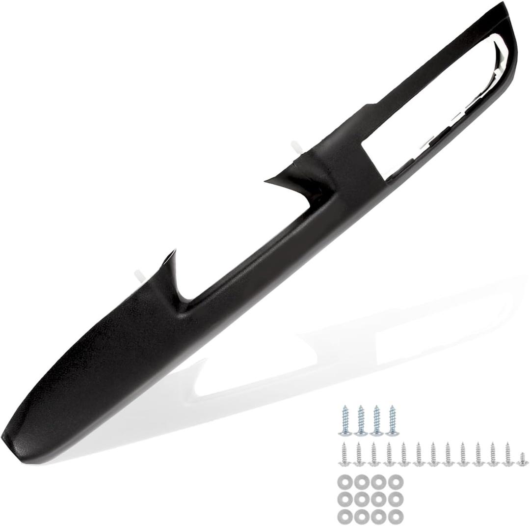 80994 Front Driver Side Door Armrest Compatible with 2010 2011 2012 2013 2014 Silverado Sierra Suburban Tahoe Yukon Avalanche Repair with Door Release Handle Above Armrest 27in,Replace 84127280 Black