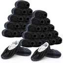 Giantree 300 Pack Disposable Shoe Covers, Non-Slip Non-Woven Fabric Boot Covers for Indoors Breathable Durable Large Boot & Shoe Cover Protector Cover Fits Up to Size 13 US Men, Black