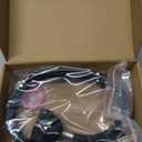Shampoo Bowl Sink Hose with Sprayer,Salon Hose Spray Head Attachment for Vacuum Breaker,Shampoo Bowls Hose for Salons Sink,1/4" Nut Black