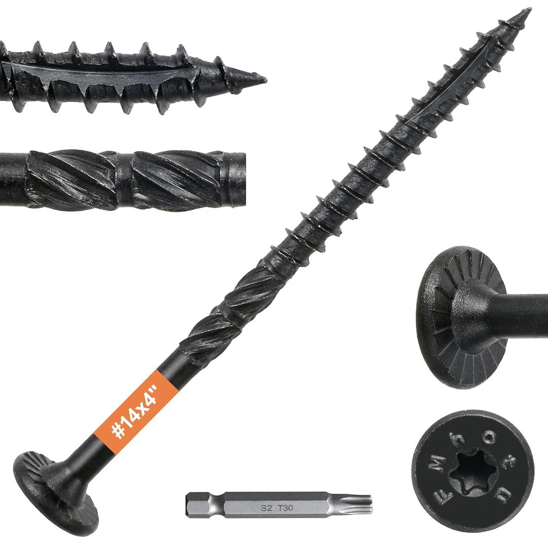 #14 x 4 Wood Structural Lag Screws