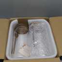 ANSQU 2 Pack Glass Jars with Wooden Lids & Spoons, 34oz Food Storage Containers Coffee Jar Coffee Grounds Container, Food Storage Canister