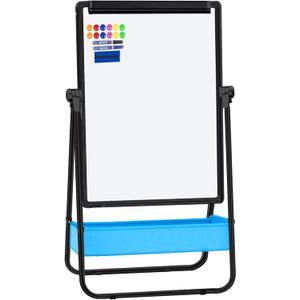 Magnetic Whiteboard with Stand - Double Sided 40"x28" Portable U Stand Easel Whiteboard, Height Adjustable & 360 Rotating Dry Erase Boards for Classroom, Home, Restaurant & Presentation