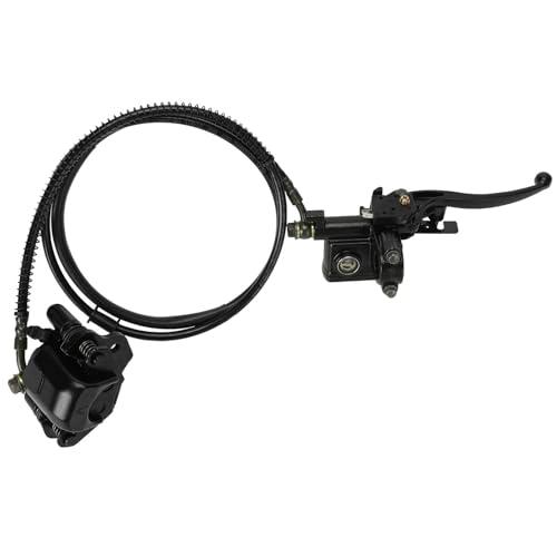 HIAORS Left Hand Hydraulic Disc Brake Master Cylinder Caliper Compatible with Taotao Sunl Roketa Nst 50cc 70cc 90cc 110cc 125cc Peace Eagle Cool Sports Mini Bike ATV Quad 4 Wheeler Parts