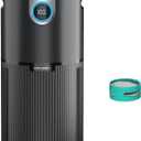 Shark HP232 Clean Sense Air Purifier MAX with Odor Neutralizer Technology, Allergies, HEPA Filter, 1200 Sq Ft, XL Room, Whole Home, Captures 99.98% of Particles, Allergens, Smells & More, Grey