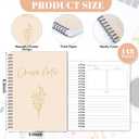 Church Notes Journal Sermon & Podcast Christian Notebook Guided Journal to Write Key Points, Bible Verses, Notes, and Application for Men and Women Gift Idea (Beige)