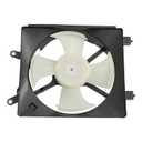 AC A/C Condenser Radiator Cooling Fan Assembly Replacement for Honda Civic 2001-2005 HO3113114 620-220 610380 Driver Left Side