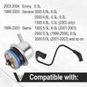 Fuel Injection Pressure Regulator w/Vacuum Line Fits for Chevy Avalanche 1500/Express 1500 2500 3500/Silverado Replaces 89060418 17113556