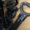 AYP Collapsible Wagon Cart Foldable with Wheels, Beach Wagon with Extended Tailgate & Brake, Heavy Duty Rolling Carts for Garden, Grocery Shopping, Camping, Outdoor Sports, Yard Work, Fishing