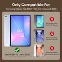 7 x ZtotopCases 2 Pack Screen Protector for Samsung Galaxy Tab S10 FE+ / S10 Fe Plus 13.1 Inch 2025,Easy Installation/9H High-Definition Tempered Glass with S Pen Compatible Scratch Resistant