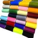 Chenkou Craft 30 Yards 1 1/2" (40mm) Velvet Ribbon Total 30 Colors Assorted Lots Bulk (Multicolored, 1 1/2"(40mm))