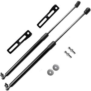 TSUBASA Lift Supports for Toyota Corolla E120 E130 2002-2007 Front Hood Bonnet Modify Gas Struts Cylinders Shock Dampers Spring Prop Rod Bar 2PCS (Normal Black)