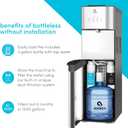 Avalon Bottom Loading Water Cooler Water Dispenser with Filtration - 3 Temperature Settings - Hot, Cold & Room Water, Durable Stainless Steel Construction - UL ListedNSF Approved