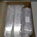 100 Pcs 5 oz Plastic mini Dessert Cups with Lids and Spoons Parfait Cups with Lids Yogurt and Appetizer dessert shooter cups for Party, Pudding, Ice Cream, Fruit, BPA Free Clear Recyclable.