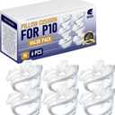 AirFit P10 Nasal Pillow Cushions  Soft Silicone CPAP Mask Nose Pillow Replacement with Tube Frame Assembly for Light Weight Ultra-Comfort, Secure Seal & Uninterrupted Sleep - Medium 6 Pack